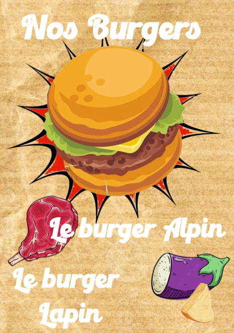 Illustration burgers