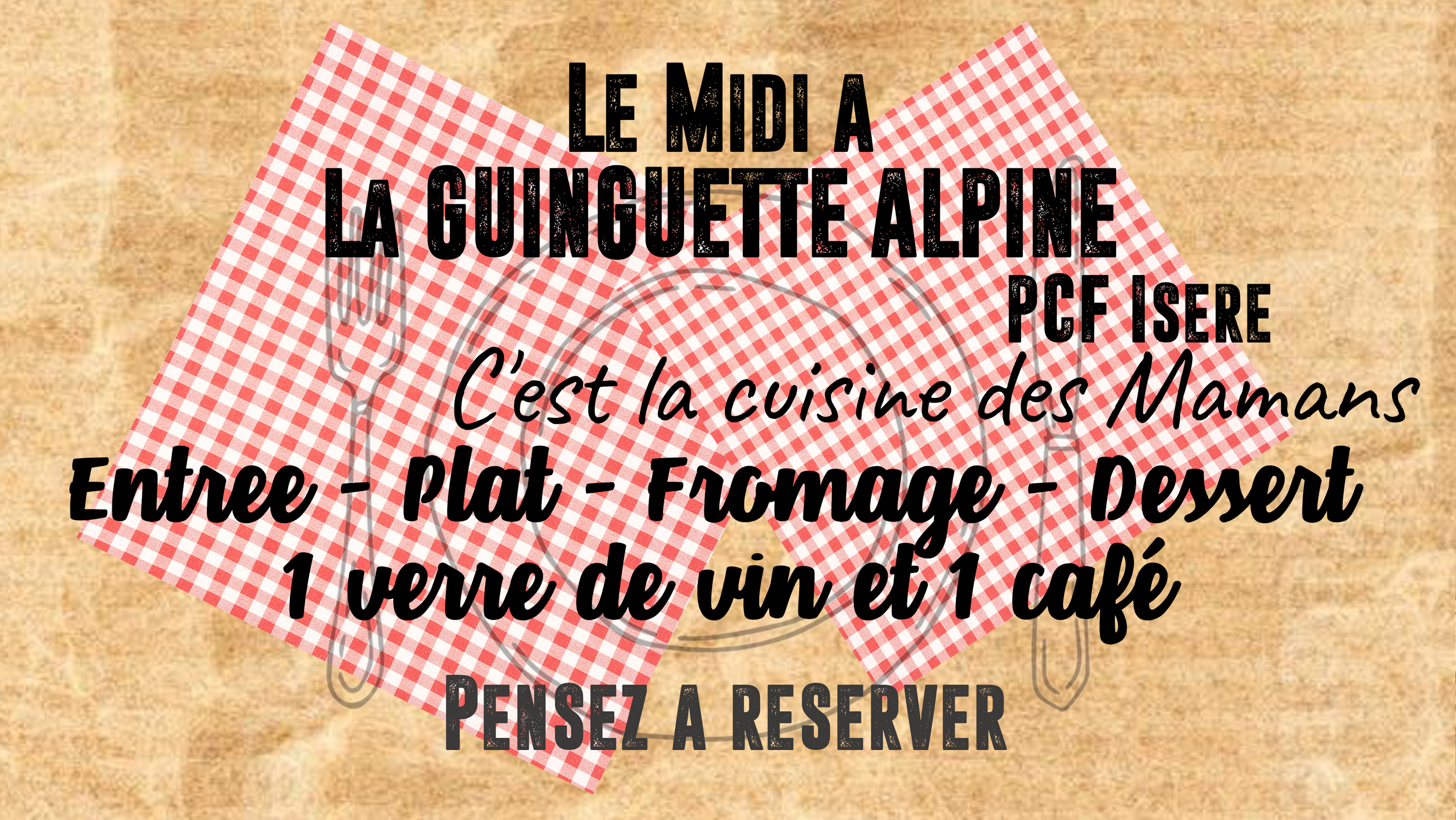 Menu du 